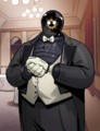 Visual novel art - Tuxedo